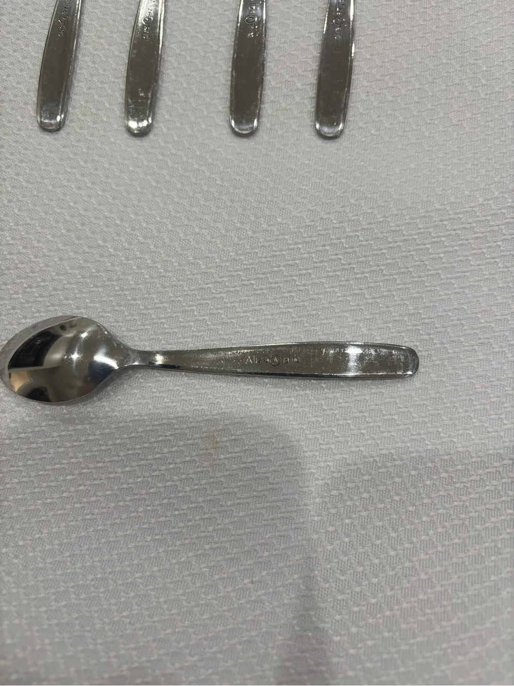 Vintage Alize 18/10 Stainless Steel Demitasse Spoons Set 6 Mini Espresso Coffee